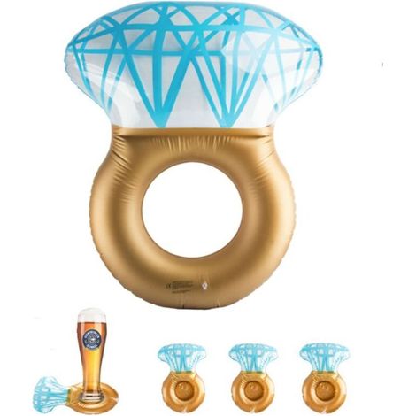 Diamond Inflatable Pool Float, Summer Pool Float, Beach Photo Prop, Summer Gift, 1 Piece (1/5)