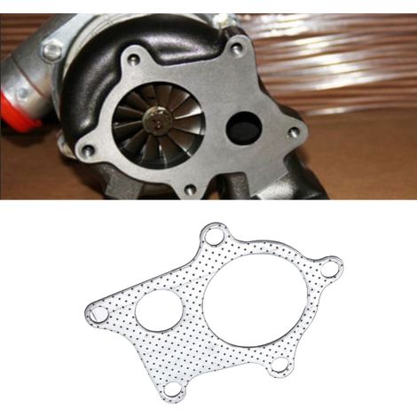 Joint de collecteur d'échappement en 5 pièces pour turbocompresseurs T3 et T4 (5 boulons) (1/5)