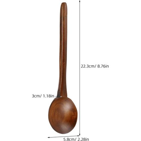 Set aus 2 langstieligen Küchenutensilien aus Holz, Ameisen (1/3)