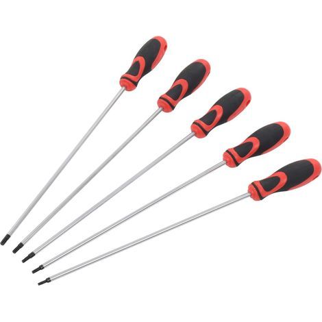 Jeu de 5 tournevis Torx 300 mm (1/4)
