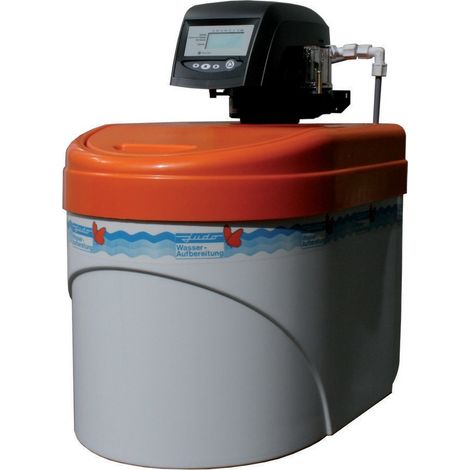 Judo – Station d'adoucissement compacte – Commande volumétrique – Réservoir filtration PN 10 – Hauteur 62.4 cm – Largeur 37.5 cm