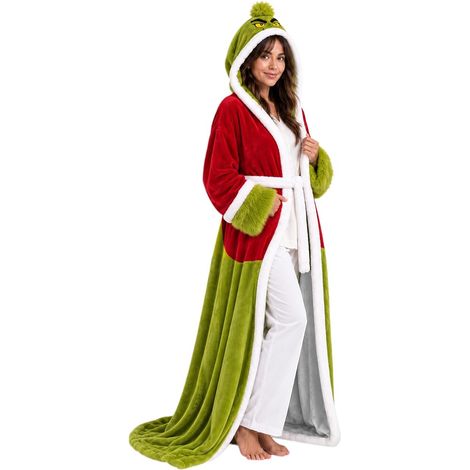 Peignoir chauffant avec poches (couverture électrique portable pour adultes), avec minuterie, lavable en machine, manches longues, idéal pour l'hiver et la détente, doux et chaud