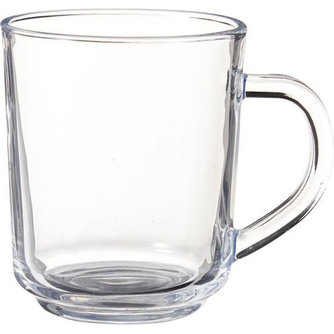 EXCELLENT tazas mug vidrio 220 ml , Set de 6 tazas mug de vidrio de 220 ml, una opción práctica y versátil para disfrutar de café, té, infusiones y otras bebidas. Su formato tipo m (1/4)