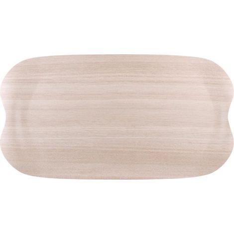 Plateau de service Wave 43x23cm bois clair veiné - 430 x 230 x 15 mm - ROLTEX