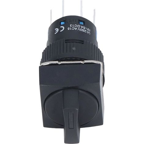 25 Stück Umschalter BEMLA1622XD/31F 3-Positionen-Wahlschalter mit Drehknopf 24V für elektrische Geräte (Grün) (1/5)