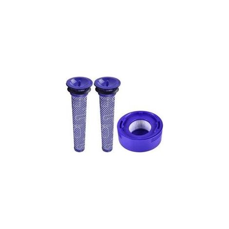 Lot de 3 Filtres pour Aspirateur Sans Fil V7 et V8, Remplacement Pré et Post Moteur, Ensemble Complet pour Nettoyage Efficace (1/4)