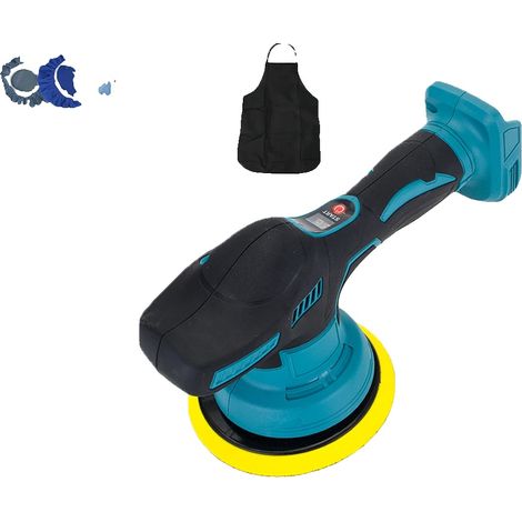 Lucidatrice per auto, 8 velocità regolabili, leggera e portatile, non richiede batterie né spina, spina europea 100V-240V (1/2)
