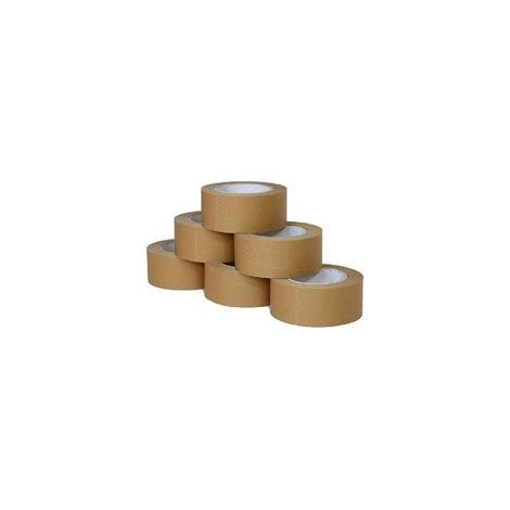Stück umweltfreundliches Kraftpapierklebeband, braunes Verpackungsklebeband, biologisch abbaubares Papierklebeband, plastikfrei, vollständig recycelbar, 20 mm x 16 m (1/5)