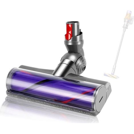 Tête de nettoyage de rechange pour Dyson V12 Detect Slim – Installation rapide – Compatible tapis, bois franc et carreaux – Filtration haute efficacité (1/4)