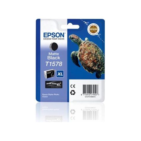 Epson T1578 cartucho de tinta 1 pieza(s) Original Alto rendimiento (XL) Negro