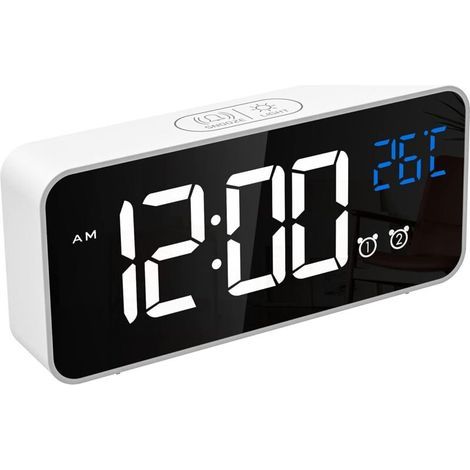 Reloj despertador digital, reloj digital LED con función de temporizador. (1/5)
