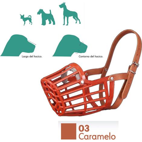 FPLUS arppe bozal cesta plastico caramelo talla 3 1810010303