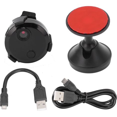 Mini caméra de sécurité HD 1080p avec application, compatible Wi-Fi, pour la surveillance en temps réel en intérieur et en extérieur. (1/5)