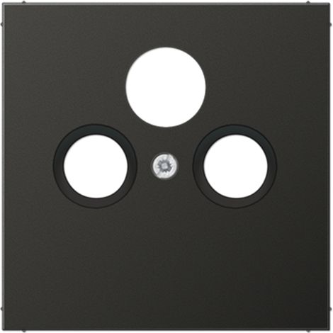 Jung Tapa para tomas Sat/BK universales 1fach, aluminio lacado, Serie LS, antracita AL 2990 SAT AN