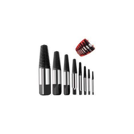Set mit 8 professionellen Schraubenausdrehern, inklusive Linksausdreher für beschädigte Schrauben, ideal für Schrauben von M3 bis M25. (1/5)