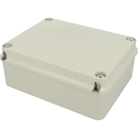 Boite de dérivation étanche IP67 190x145x80mm, avec couvercle opaque, bords lisses (1/2)