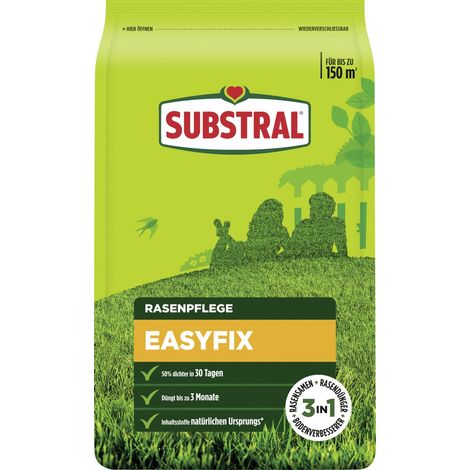 Substral Rasensamen mit Dünger Easyfix 150 m²