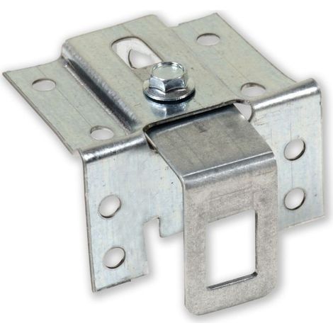 Set di 20 Mensole regolabile per pensili 0162PZNM per pensili prezincato montata Made in Italy (1/2)