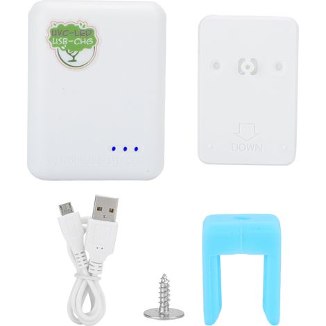 Étui nettoyant pour brosse à dents électrique ZL‑26LC, charge USB, fixation murale, stérilisation UV. (1/5)