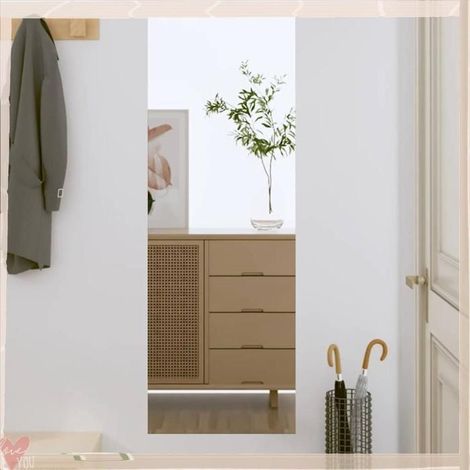 350448 Miroir mural 40x100 cm Verre Rectangulaire (1/5)