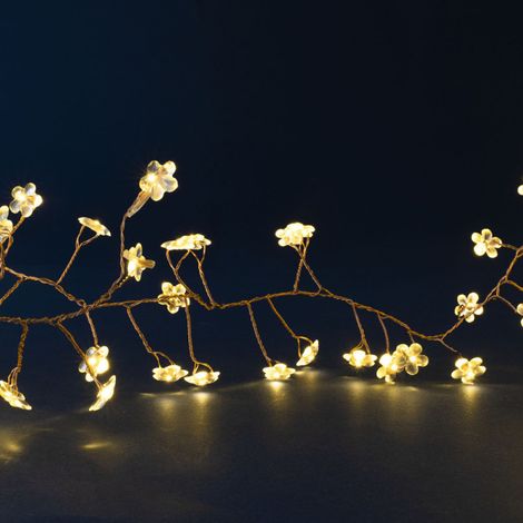 Guirlande micro led 2m blanc chaud Fleur (1/3)
