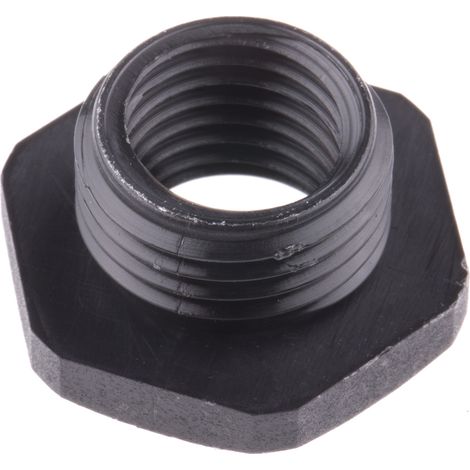 Adaptateur de filetage, RS PRO Noir, M16 M12 ( Prix pour Paquet de 10 ) (1/2)