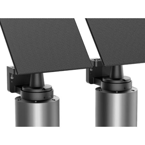 4K 8MP Camera Surveillance Exterieure sans Fil, 4 Cam-Kit, 360° Panoramique PTZ, 8MP WiFi Solaire Caméra Exterieur à Batterie, Vision Vocturne,Stockage Local de 32 Go