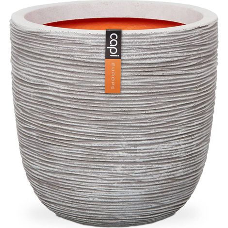 Bac Rib Top Qualité Int/Ext. eggpot 35x34 cm sable - dimhaut: H 34 cm - couleur: Sable (1/2)