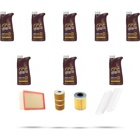 Kit tagliando 3 FILTRI e 8L OLIO compatibile con Renault Master IV 2.3 dCI 107kw 2010 (1/5)