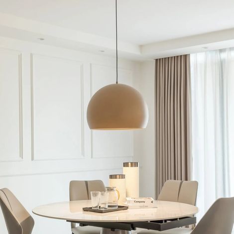 [GEBRAUCHT] B-Ware Lucande Led Hängeleuchte Lythara Braun 50 Cm Aluminium Hängelampe Lampe Leuchte