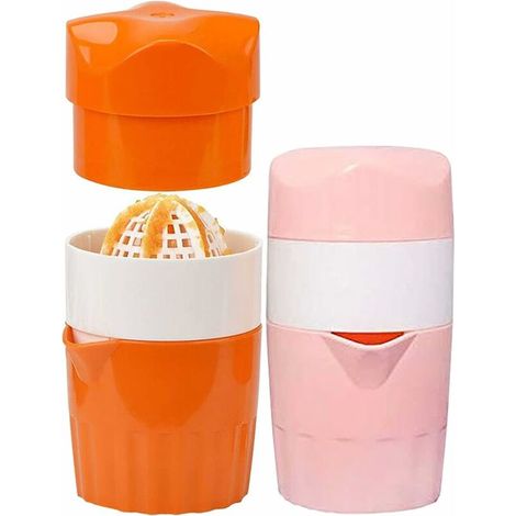 Presse-agrumes manuelle, lot de 2, outil de cuisine portable (1/4)