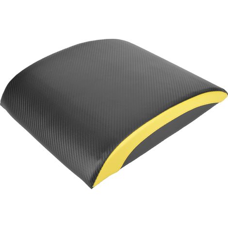 Tapis de fitness portable pour abdominaux et ceinture de maintien de la taille, équipement d'entraînement noir et jaune (1/5)