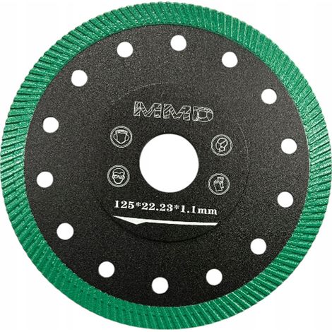 MMD Diamanttrennscheibe Ø125 mm zum Schneiden von Steinzeug, Keramik und Marmor (1/4)