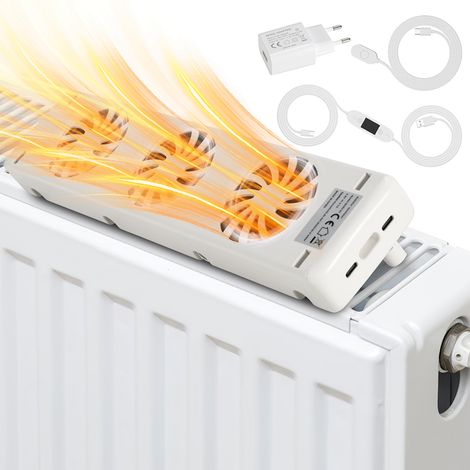 Wolketon Heizkörperverstärker Heizkörper-Ventilator - geeignet für Heizkörper und Konvektoren von 50cm Länge - Mono-Set (1/5)