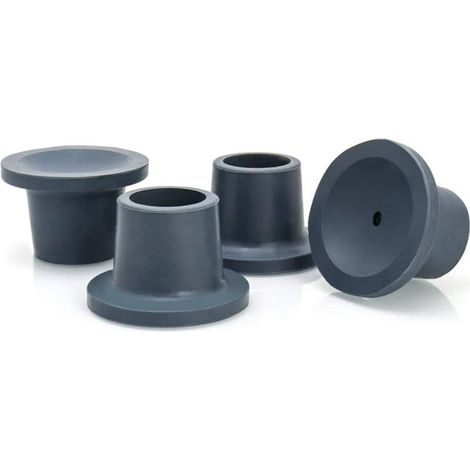 Pattes de rechange pour siège de douche, 28 mm, lot de 4, protège-pieds pour tabouret de douche (1/5)