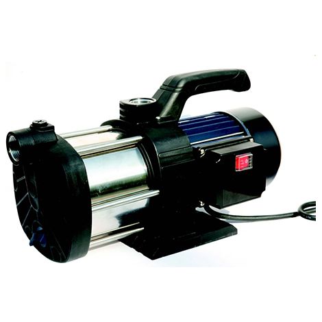 Spido – Pompe de surface multicellulaire 1100 W – Débit 5,4 m³/h – Pression 4,5 bars – 4 turbines – Corps en acier inoxydable