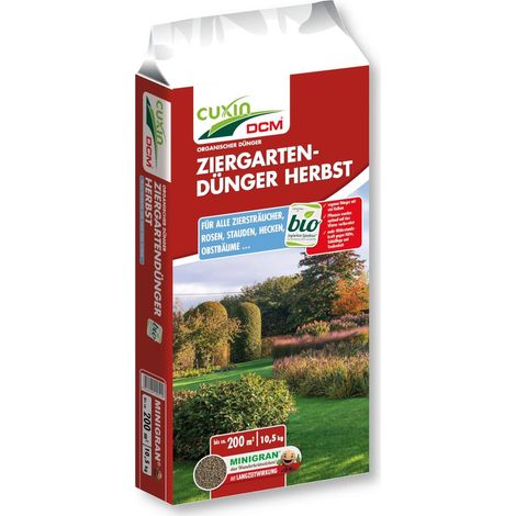Cuxin DCM Ziergartendünger Herbst 10,5 kg Herbstdünger Gartendünger