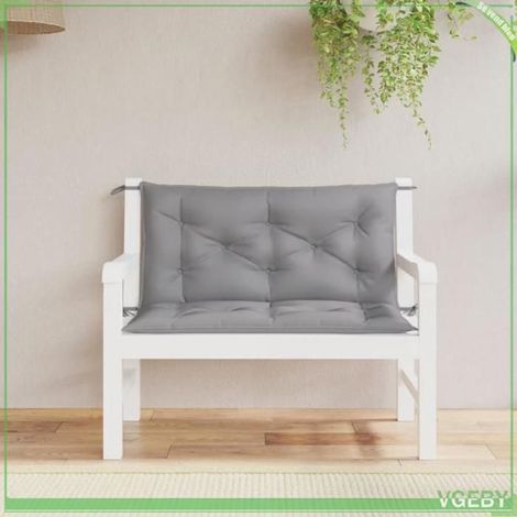 Coussin de banc - FAFEISY - 361660 - Lot de 2 - 100x50x7 cm - Tissu Oxford imperméable (1/5)