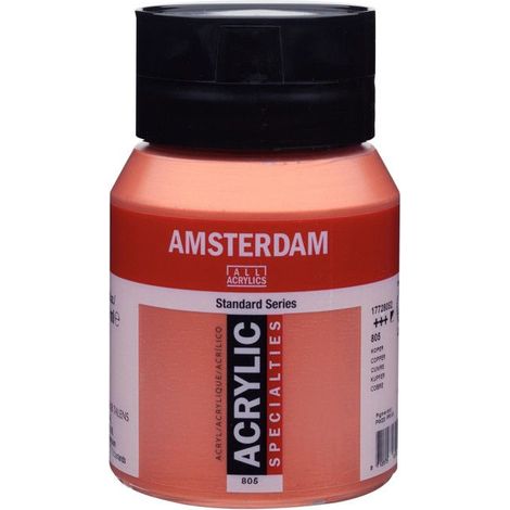Peinture Acrylique - Cuivre - 805 - Amsterdam - Pot de 500ml (1/2)