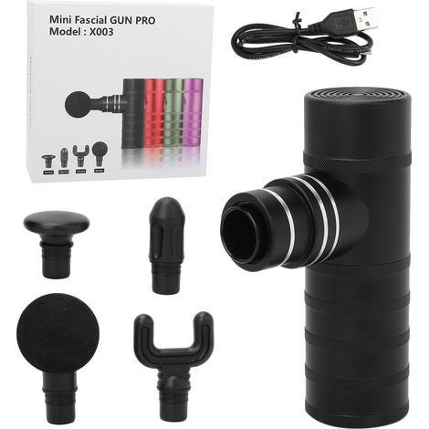 Mini pistolet de massage fascia portable soulagement douleur musculaire relaxation appareil massage profond (1/5)