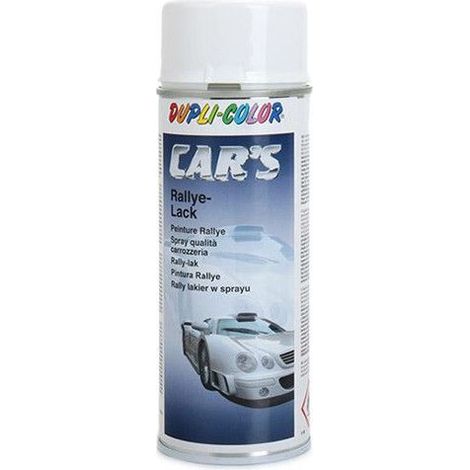 Bombe peinture rallye blanc brillant - 400 ml - Dupli-Color