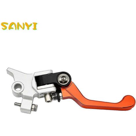 Pompe à étrier de levier de frein pour moto KTM SX, SXF, XCW, EXC, Husqvarna FC, TC, Kews K16, K18, HJ Z300, Zuma K8 - Poignée de frein orange (1/5)