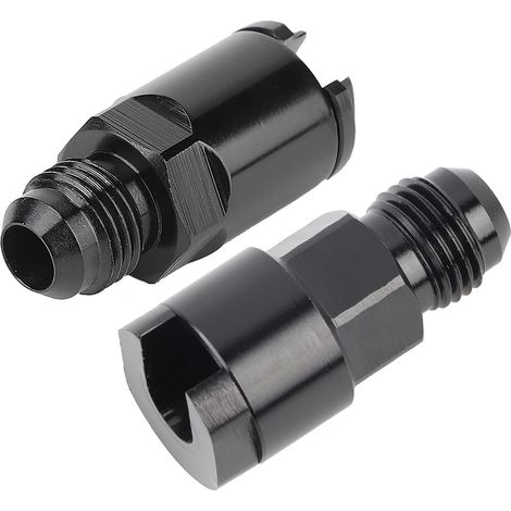Raccord adaptateur ligne carburant aluminium -6 AN mâle vers connecteur rapide 5/16in pour durite rigide EFI (1/4)