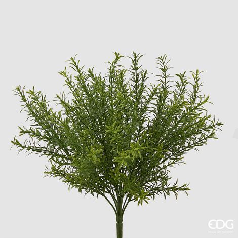 EDG Enzo De Gasperi Rosmarino Chic Cespuglio H 38 Cm Pianta Artificiale Verde Chiaro