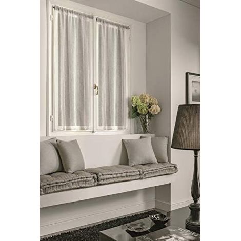 Tendina coppia da finestra Naxos cm 60 x 150