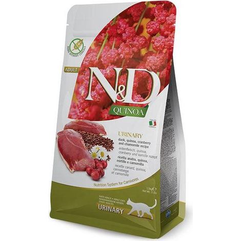 Farmina N&D CAT quinoa urinaria pato - con pato, qui