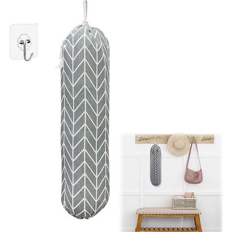 Porte Sac en Plastique,Support à Sacs en Plastique Suspendu,Range Sac Plastique,Distributeur de Rangement Sacs en Plastique Lavables,Support de Sac en Plastique Pliable,Collecteur de Sacs (1/5)