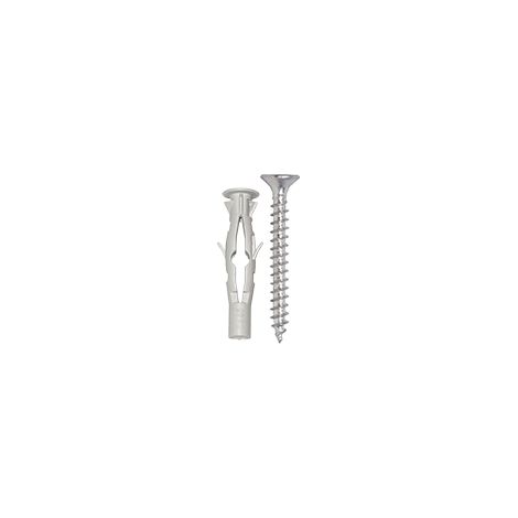 Tassello nylon con vite a legno tsp 8x50 conf. 50 pz.