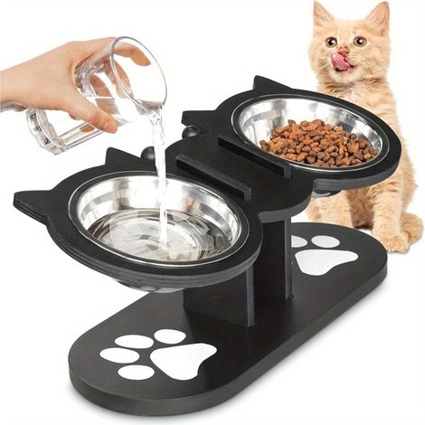 de Bols pour Nourriture et Eau de Chien Support Rglable De (1/5)