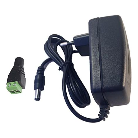 Ahorraluz Trasformatore 12 V DC 2 A 24 W Alimentatore per Strisce LED Alimentazione 220 V - 12 V (12 V 2 A 24 W) (1/4)